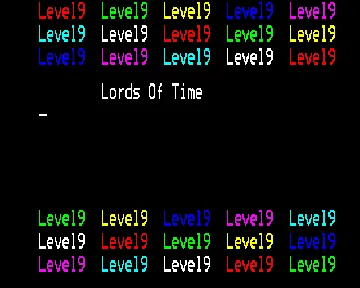 Lords of Time (19xx)(Level 9) screen shot title